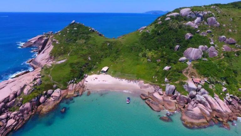 Вілла Casa De Temporada No Sul Da Ilha Com Piscina Флоріанополіс Екстер'єр фото